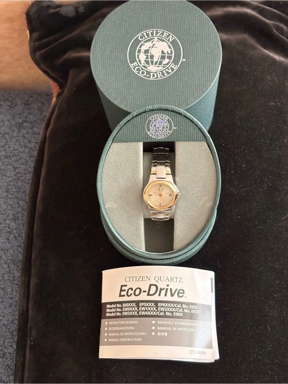 Women’s Citizen ECO-DRIVE Two-Tone Stainless Wristwatch in Silver and Gold